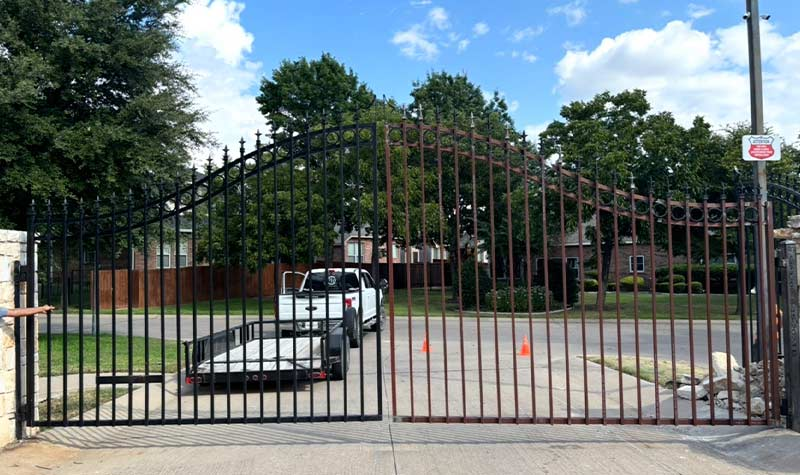 Driveway Gate Repaired In Weatherford Tx