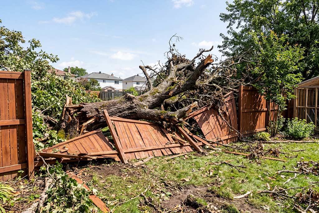 Storm Damage Fence Insurance Documentation Tx
